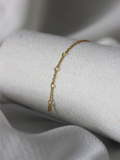 18K Vermeil Initial Letter Bracelets