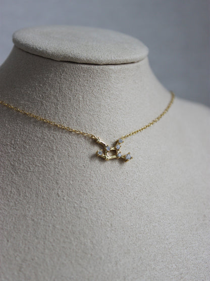 18K Vermeil Virgo Constellation Necklace